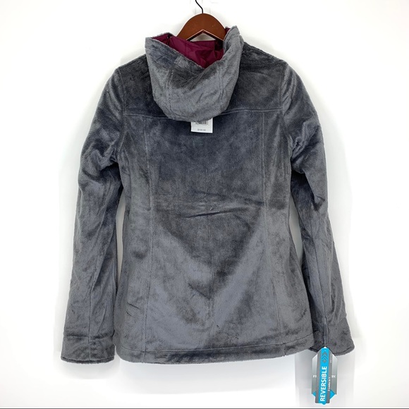 Free Country Reversible Gray Fax Fur Garnet Radiance Jacket New Nwt Size Small - Picture 3 of 16